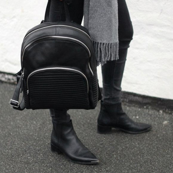 Markberg Denmark Handbags - ❗️SOLD❗️Markberg Denmark Minimalist Black Leather Backpack